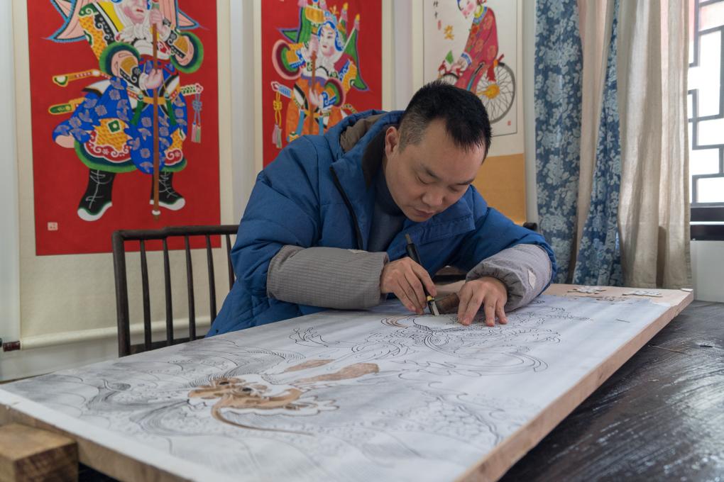 年画“话”年｜土味“显眼包”！绵竹年画里的风土人情(图2)